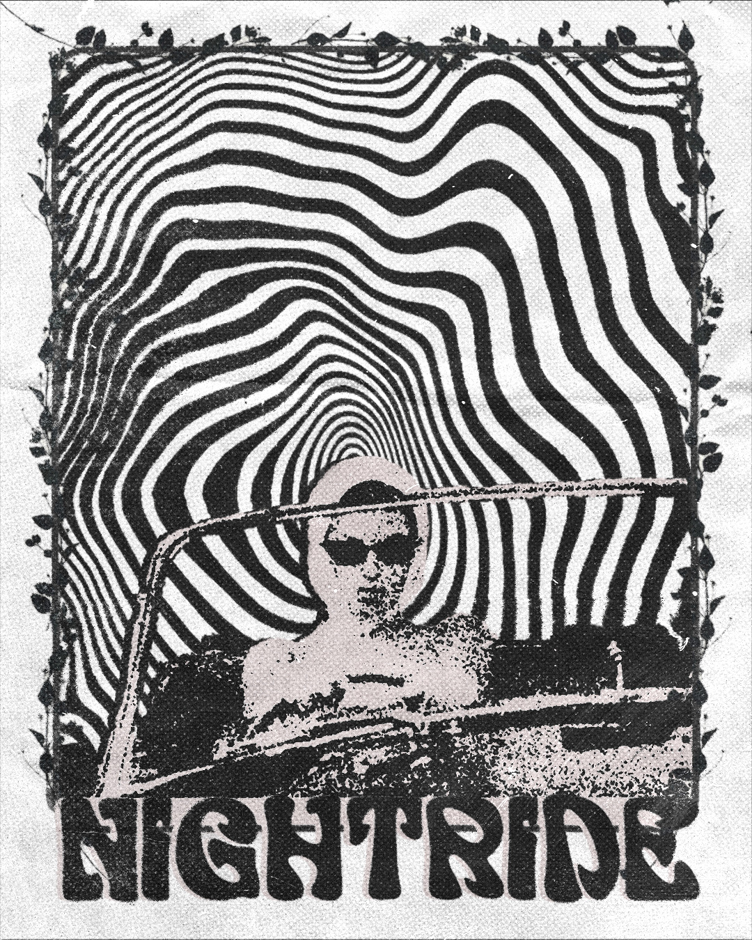 Laura Carbone Nightride Inspired Poster — Vintage Style