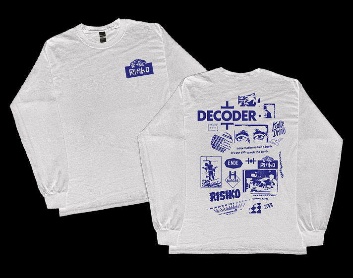 Merchandise Design Graphic Illustration Long Sleeve — Decoder Movie RISIKO Magazine