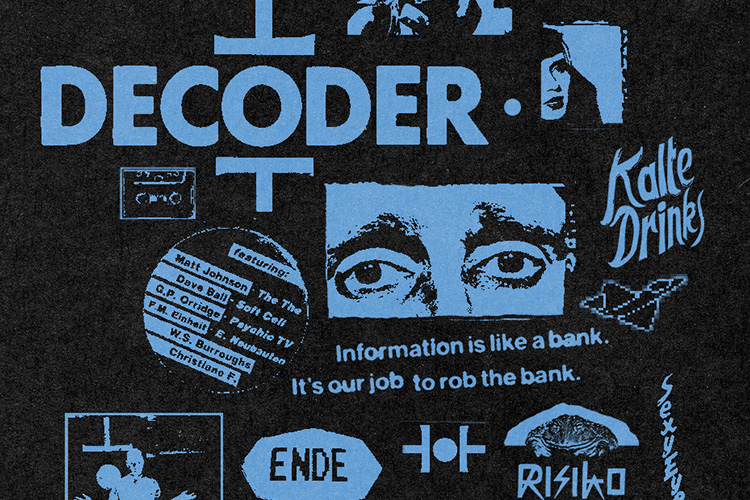 Merchandise & Illustration Design | Decoder (1984)